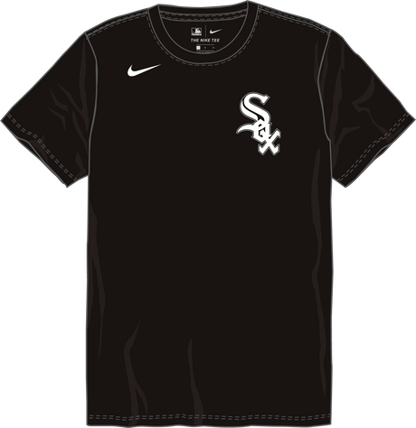 Nike Chicago White Sox 1976-85 Youth Institutional Short Sleeve Cooperstown Crew Neck Fan Gear MLB Chicago White Sox