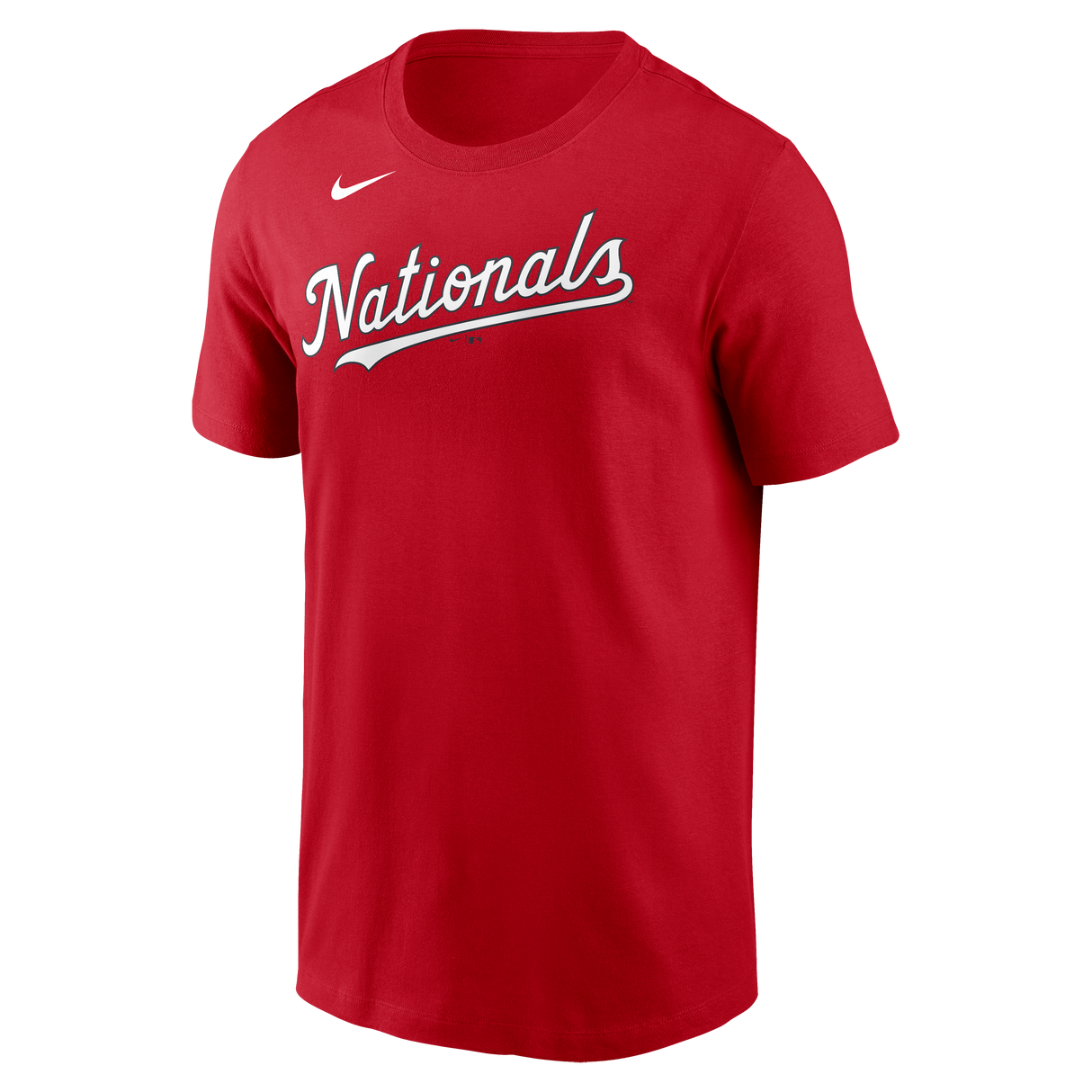 Nike Washington Nationals Men's Crew Neck Cotton Tee Fan Gear MLB Washington Nationals