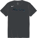 Nike Miami Marlins Youth Institutional Short Sleeve Cotton Tee Fan Gear MLB Miami Marlins