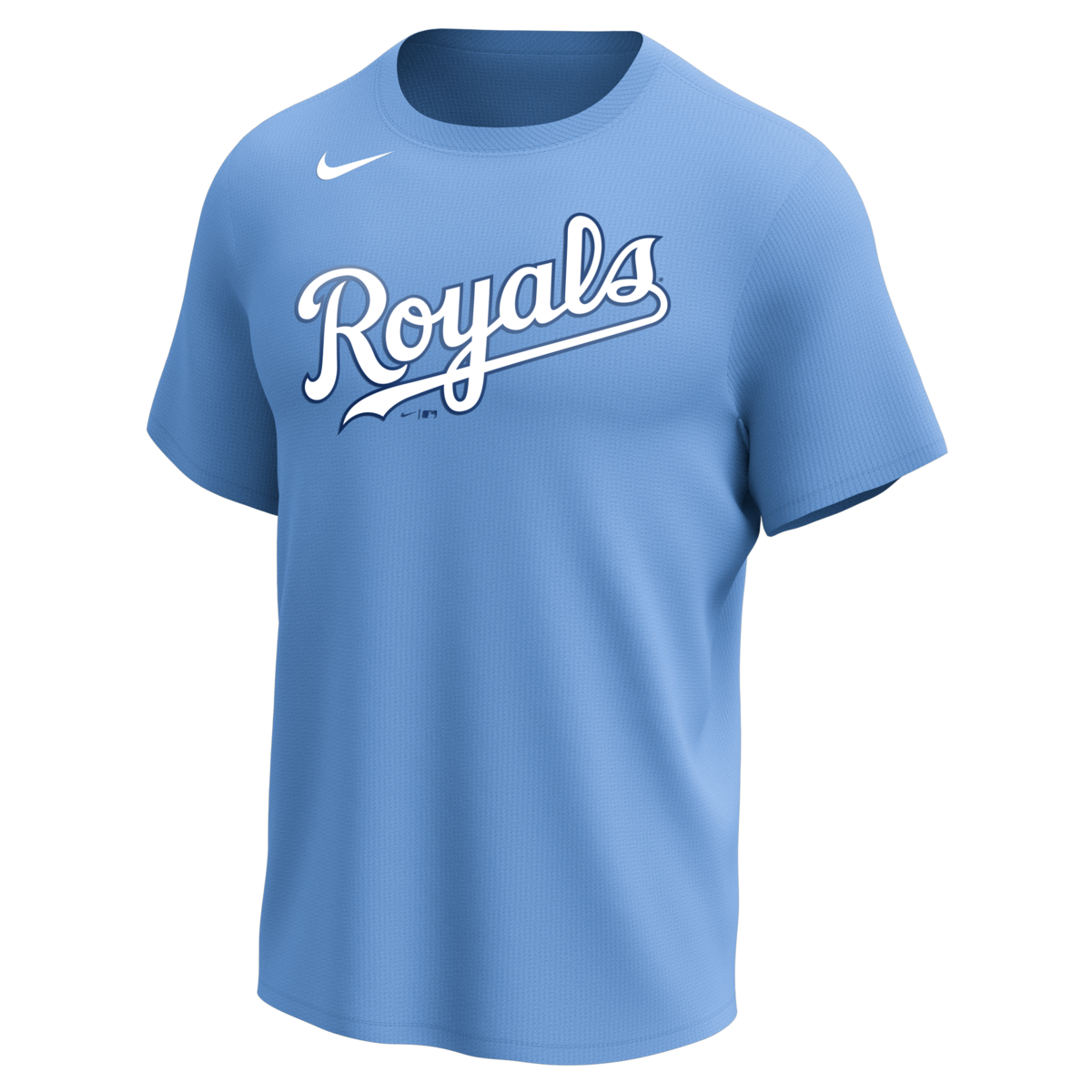 Nike Kansas City Royals Men's Crew Neck Synthetic City Connect Tee Fan Gear MLB Kansas City Royals
