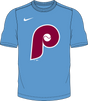 Nike Philadelphia Phillies 80s Youth Institutional Short Sleeve Cooperstown Crew Neck Fan Gear MLB Philadelphia Phillies