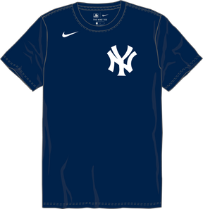 Nike New York Yankees Youth Institutional Short Sleeve Crew Neck Tee