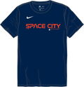 Nike Houston Astros Youth Institutional Short Sleeve Crew Neck Tee