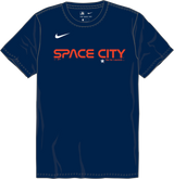 Nike Houston Astros Youth Institutional Short Sleeve Crew Neck Tee