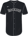 Nike Colorado Rockies Youth Institutional Full Button Jersey Fan Gear MLB Colorado Rockies
