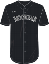 Nike Colorado Rockies Youth Institutional Full Button Jersey Fan Gear MLB Colorado Rockies