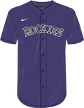 Nike Colorado Rockies Youth Institutional Full Button Jersey Fan Gear MLB Colorado Rockies