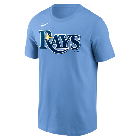 Nike Tampa Bay Rays Adult Institiutional Short Sleeve Cotton Tee Fan Gear MLB Tampa Bay Rays
