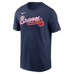 Nike Atlanta Braves Adult Institiutional Short Sleeve Cotton Tee-2