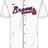 Nike Atlanta Braves Youth Institutional Full Button Jersey Fan Gear MLB Atlanta Braves