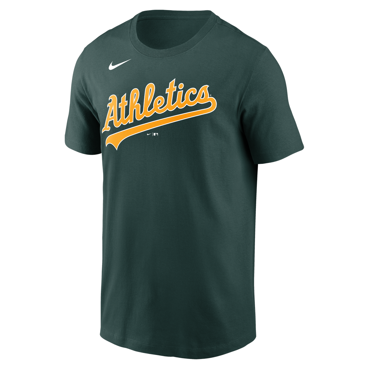 Nike Oakland Athletics Adult Institiutional Short Sleeve Cotton Tee Fan Gear MLB Oakland Athletics