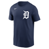 Nike Detroit Tigers Adult Institiutional Short Sleeve Cotton Tee Fan Gear MLB Detroit Tigers