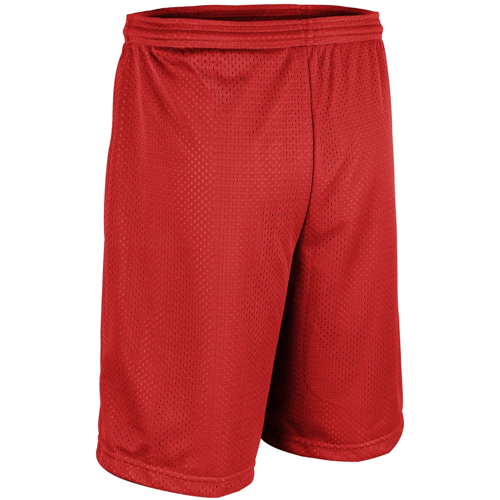 Champro Men's Polyester 9" Inseam Tricot Basketball Shorts with Liner -2