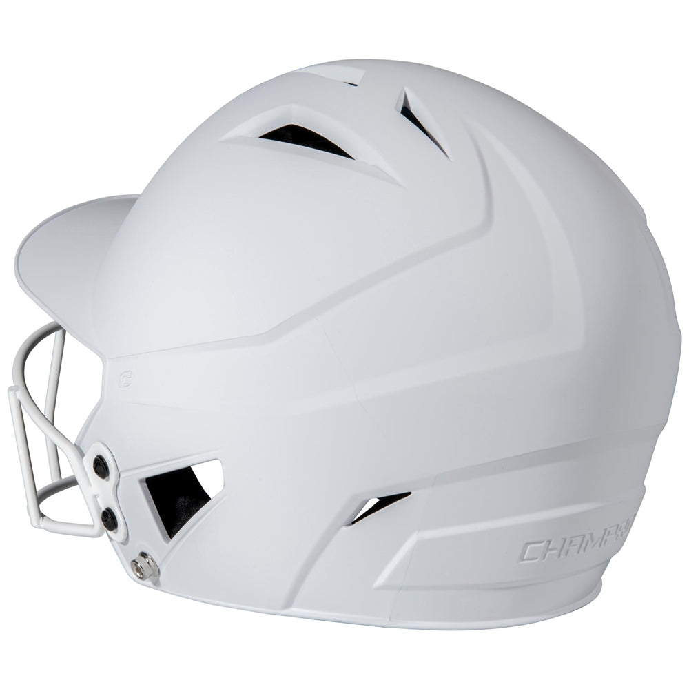 Champro Senior HX Matte Softball Batting Helmet with Facemask-2