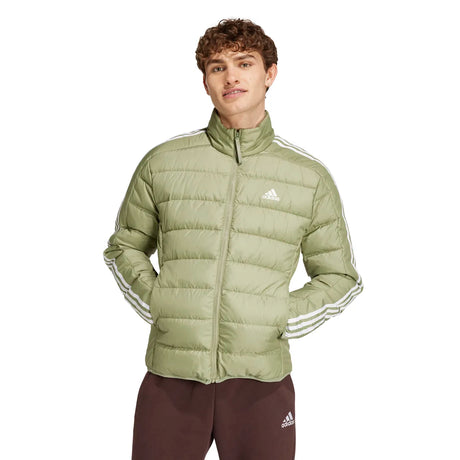 adidas Men's Essentials 3-Stripes Light Down Jacket Tall Mens Apparel Jackets & Vests