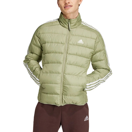 adidas Men's Essentials 3-Stripes Light Down Jacket Tall Mens Apparel Jackets & Vests