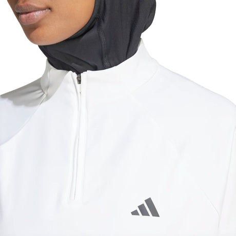 adidas Women's Train Essentials 1/4 Zip Womens Apparel Sweatshirts & Fleece