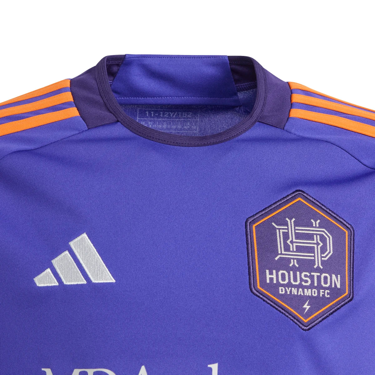 adidas Youth Boy's S24/25 Houston Dynamo FC Away Jersey Soccer Uniforms & Apparel All