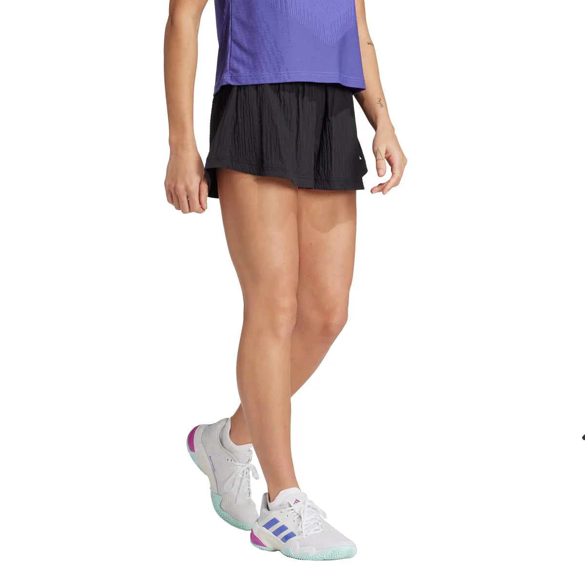 adidas Women's Tennis Pro Seersucker Shorts Tennis & Racquet Apparel All
