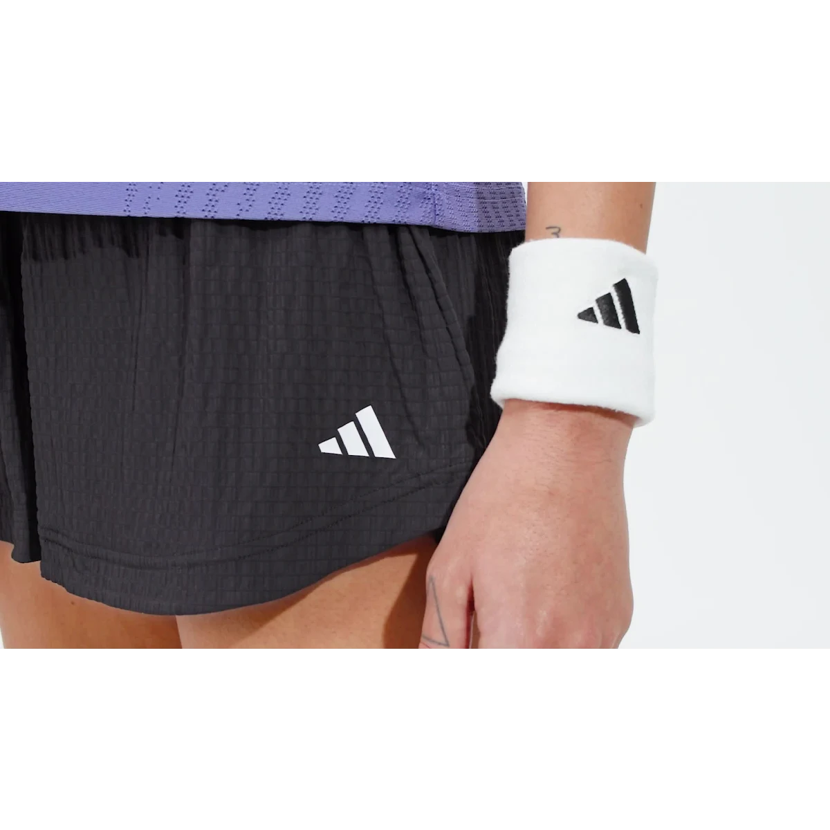 adidas Women's Tennis Pro Seersucker Shorts Tennis & Racquet Apparel All