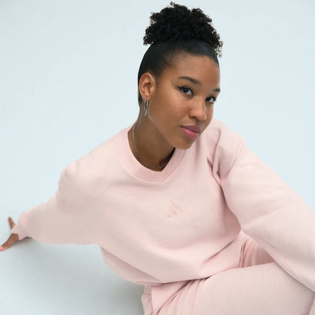 adidas Women's All SZN V-Neck Sweatshirt Womens Apparel Sweatshirts & Fleece