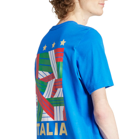 adidas Men's Italy Football Fan Graphic T-Shirt Soccer Uniforms & Apparel All