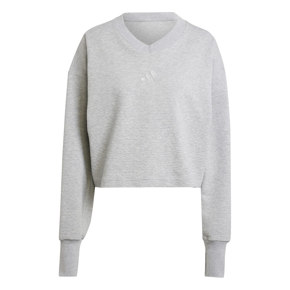 adidas Women's All SZN V-Neck Sweatshirt Womens Apparel Sweatshirts & Fleece