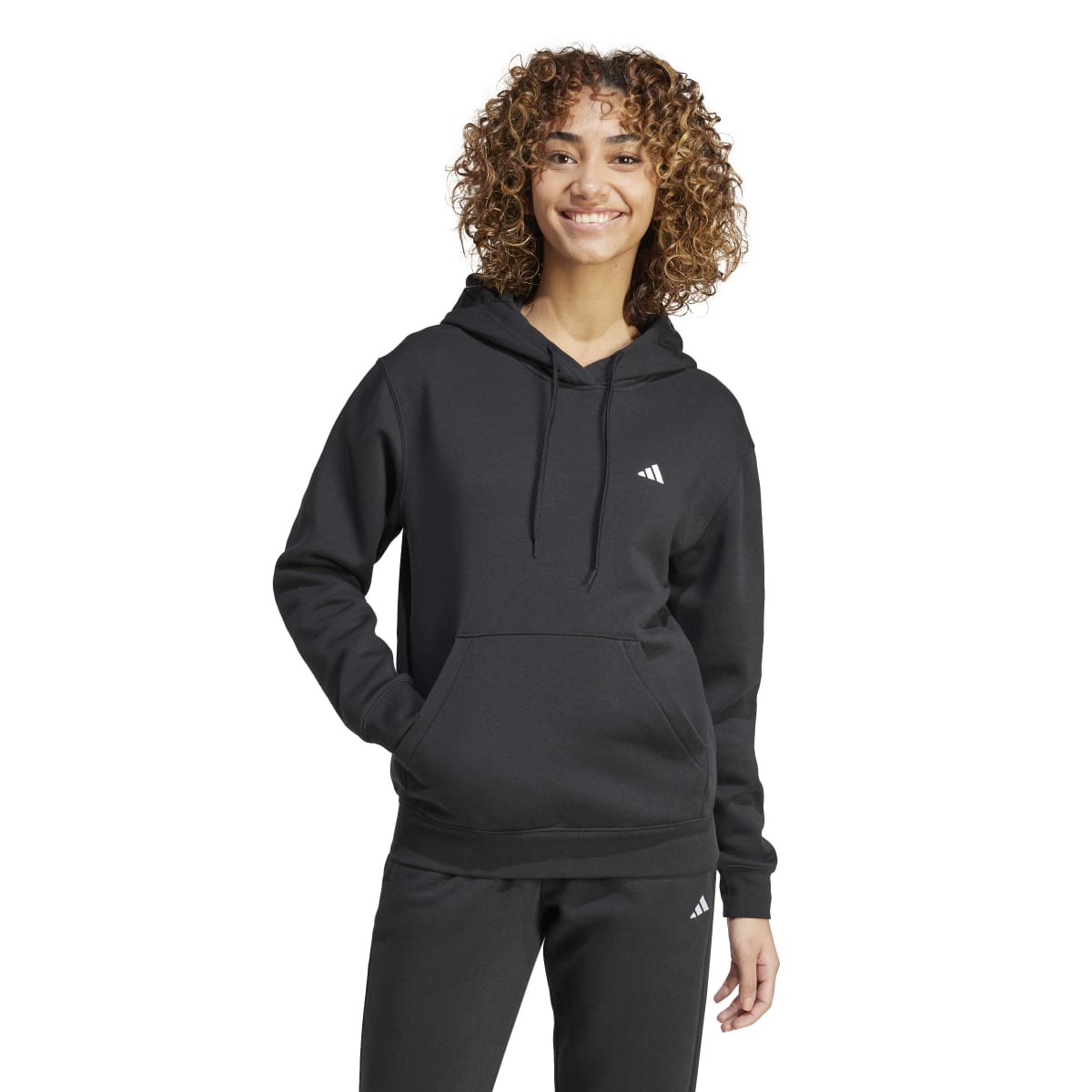 adidas Women's Essentials Feel Cozy Hoodie Womens Apparel Sweatshirts & Fleece