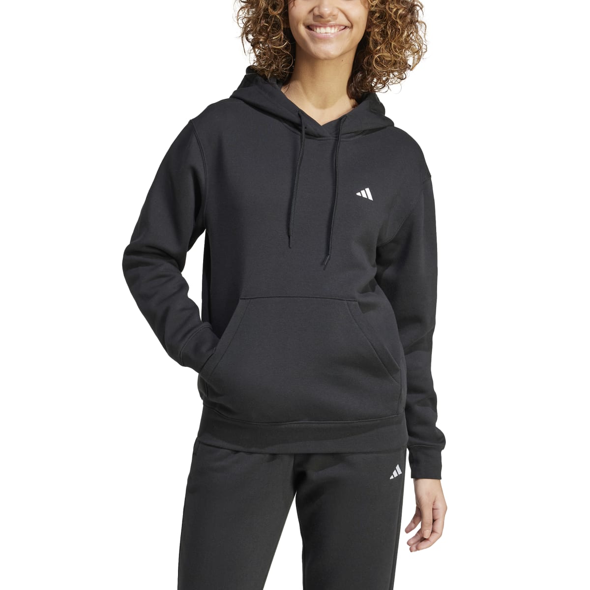 adidas Women's Essentials Feel Cozy Hoodie Womens Apparel Sweatshirts & Fleece