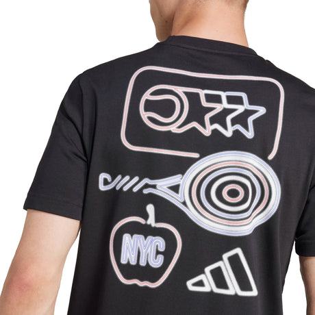 adidas Men's Tennis City Lights Graphic T-Shirt Tennis & Racquet Apparel All