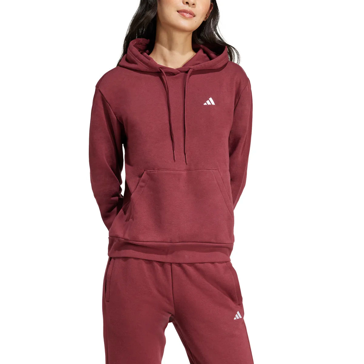adidas Women's Essentials Feel Cozy Hoodie Womens Apparel Sweatshirts & Fleece