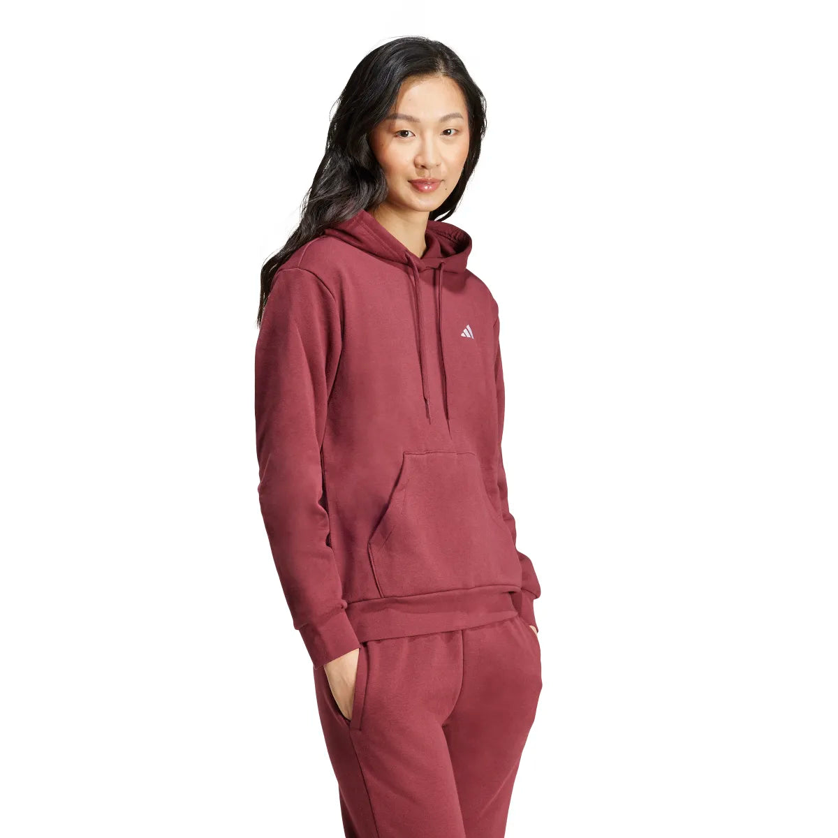 adidas Women's Essentials Feel Cozy Hoodie Womens Apparel Sweatshirts & Fleece