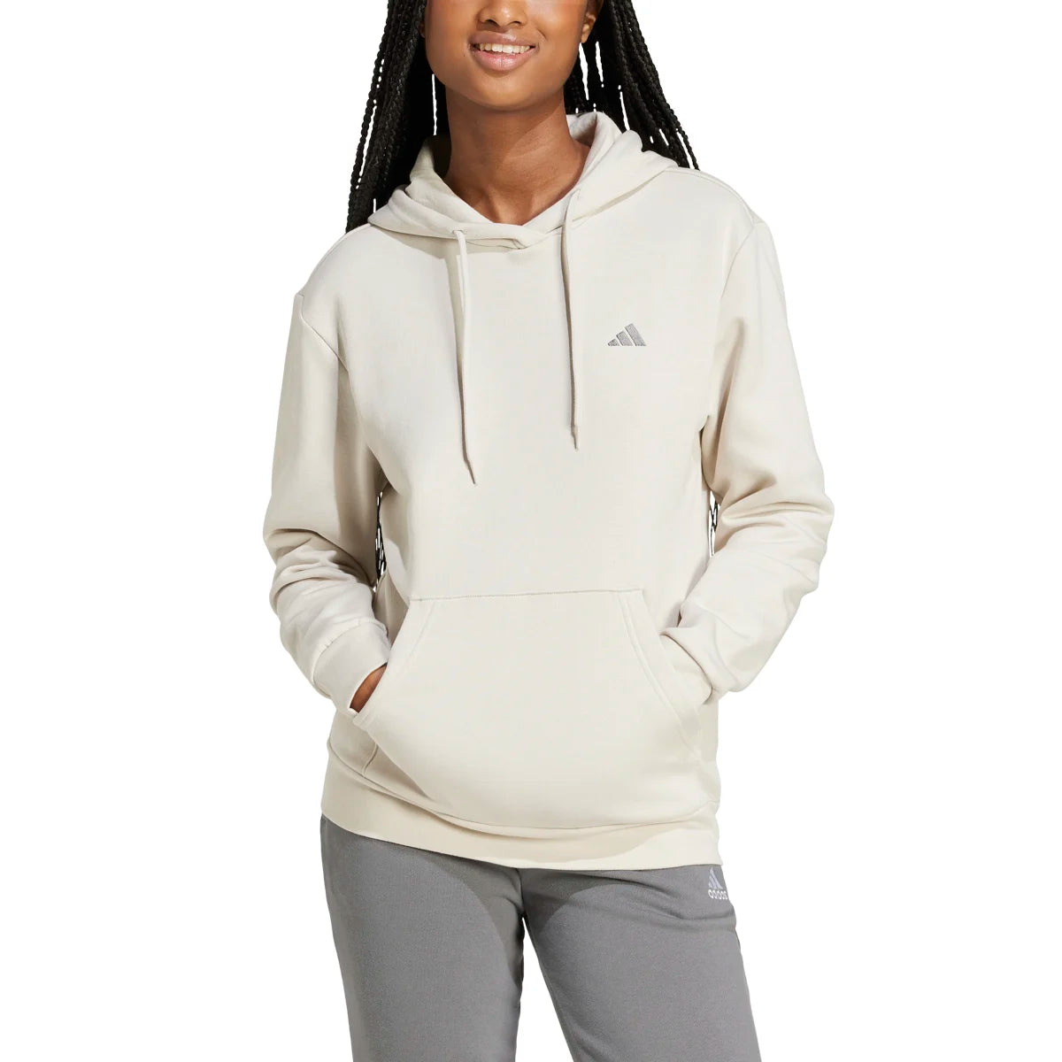 adidas Women's Essentials Feel Cozy Hoodie Womens Apparel Sweatshirts & Fleece