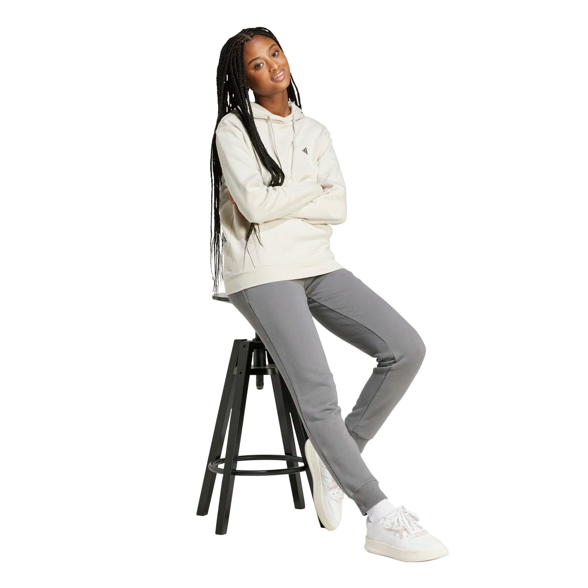 adidas Women's Essentials Feel Cozy Hoodie Womens Apparel Sweatshirts & Fleece