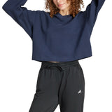 adidas Women's All SZN V-Neck Sweatshirt Womens Apparel Sweatshirts & Fleece