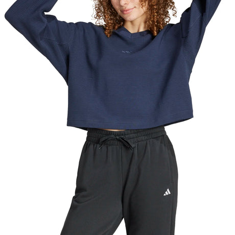 adidas Women's All SZN V-Neck Sweatshirt Womens Apparel Sweatshirts & Fleece