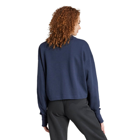 adidas Women's All SZN V-Neck Sweatshirt Womens Apparel Sweatshirts & Fleece