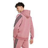 adidas Men's Future Icons 3-Stripes Full Zip Hoodie Mens Apparel Sweatshirts & Fleece