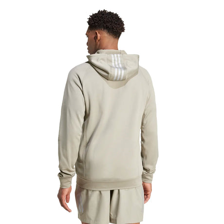 adidas Men's Game and Go Training 3-Stripes Hoodie Mens Apparel Sweatshirts & Fleece
