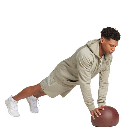 adidas Men's Game and Go Training 3-Stripes Hoodie Mens Apparel Sweatshirts & Fleece