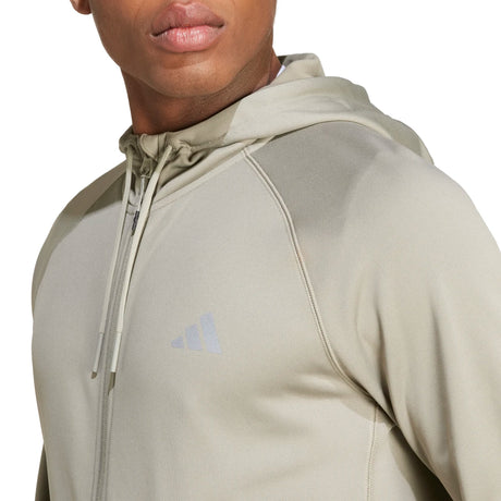 adidas Men's Game and Go Training 3-Stripes Hoodie Mens Apparel Sweatshirts & Fleece
