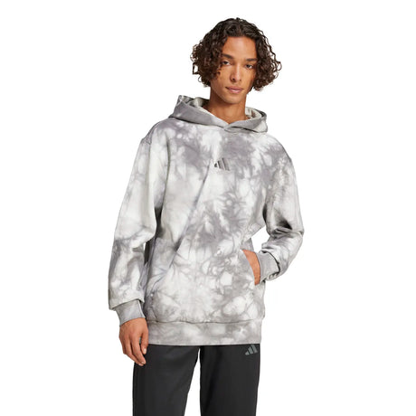 adidas Men's All SZN Fleece Washed Hoodie Mens Apparel Sweatshirts & Fleece