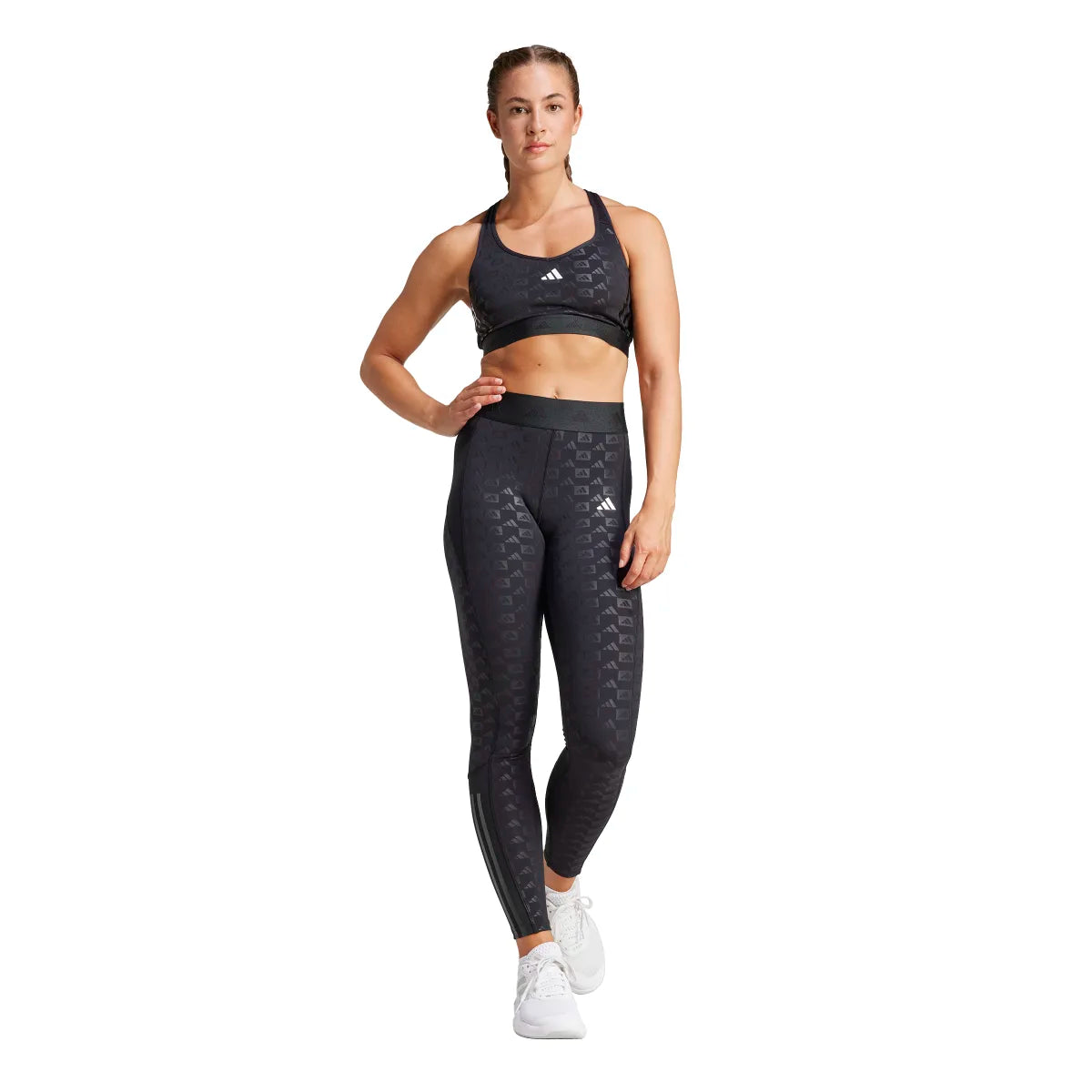 adidas Women's Hyperglam Full-Length Leggings Womens Apparel Pants & Sweatpants