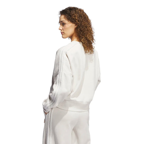 adidas Women's Coze 3-Stripes Crew Womens Apparel Sweatshirts & Fleece