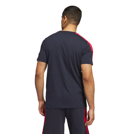 adidas Men's Essentials 3-Stripes Color Block T-Shirt Mens Apparel Shirts & Tops