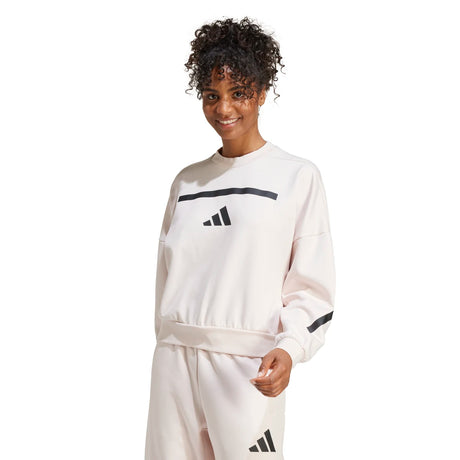 adidas Women's Z.N.E. Sweatshirt Womens Apparel Sweatshirts & Fleece