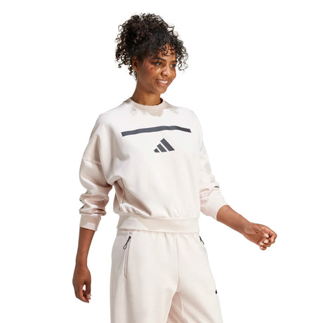 adidas Women's Z.N.E. Sweatshirt Womens Apparel Sweatshirts & Fleece