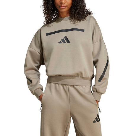 adidas Women's Z.N.E. Sweatshirt Womens Apparel Sweatshirts & Fleece