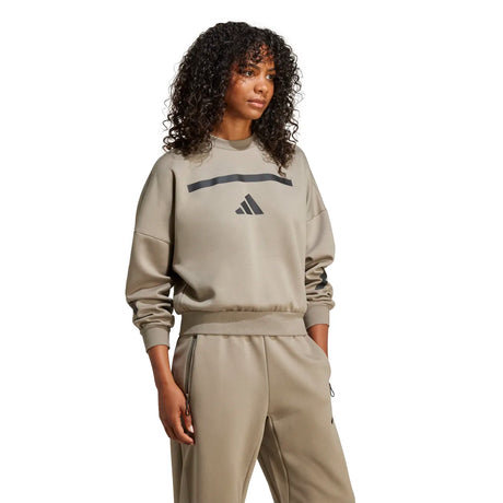 adidas Women's Z.N.E. Sweatshirt Womens Apparel Sweatshirts & Fleece