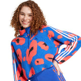 adidas Women's Essentials 3-Stripes Cropped 1/4 Zip Womens Apparel Sweatshirts & Fleece